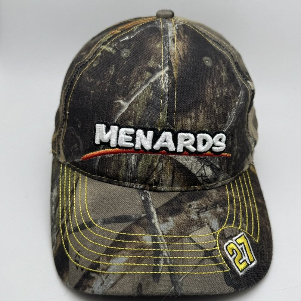 NASCAR Paul Menard #27 Menards Baseball Cap Hat Camouflage Adjustable